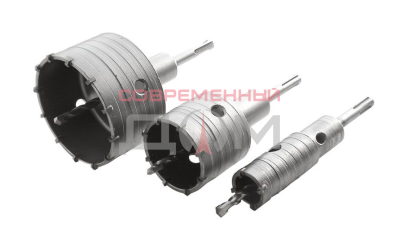 Коронка буровая USPEX SDS+, 75мм, с конусной посадкой центрирующего сверла